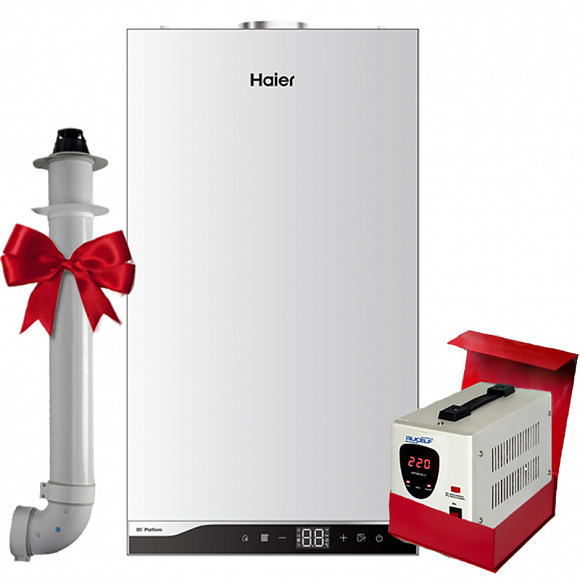 Настенный газовый котел Haier TechLine S 1.24 TW, с шиной OpenTherm