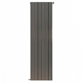 Радиатор алюминиевый STOUT Sebino 1800, 6 секций (серый), универсальное подключение