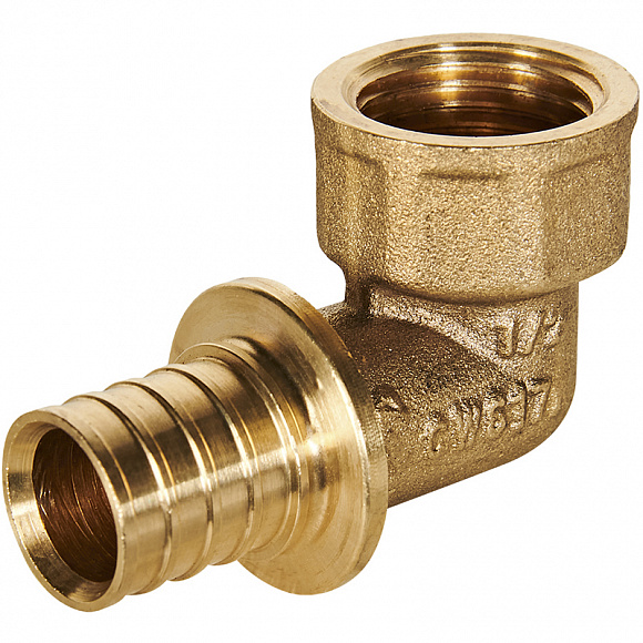 ROMMER Угольник ВР аксиальный 16x1/2" с внутренней резьбой