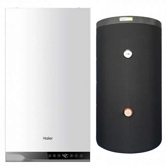 Пакет № 3 Газовый котел Haier TechLine 1.24 + бойлер RISPA 150 Пакет № 3 Газовый котел Haier TechLine 1.24 + бойлер RISPA 150