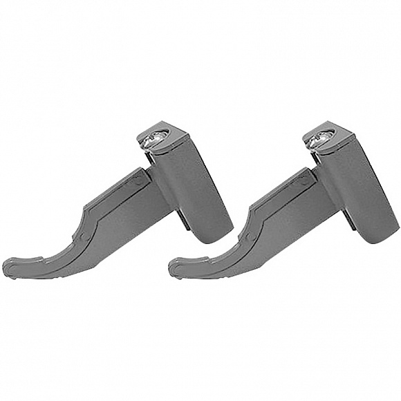 Кронштейн для радиатора STOUT регулируемый ГРАФИТ (пара)