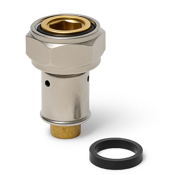 TIM Фитинг MULTI-FIT с накидной гайкой 16х3/4" ЕК