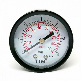 Манометр TIM аксиальный 6 бар
