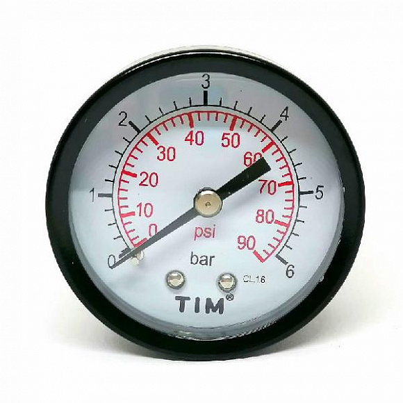 Манометр TIM аксиальный 6 бар