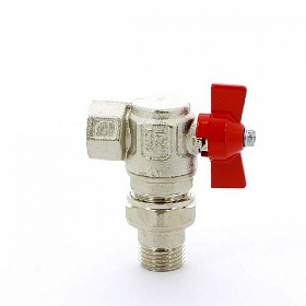 ITAP IDEAL Кран шаровой УГЛОВОЙ с американкой 1/2"