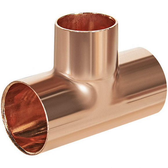 JINTIAN Тройник медный пайка 22х15х22 