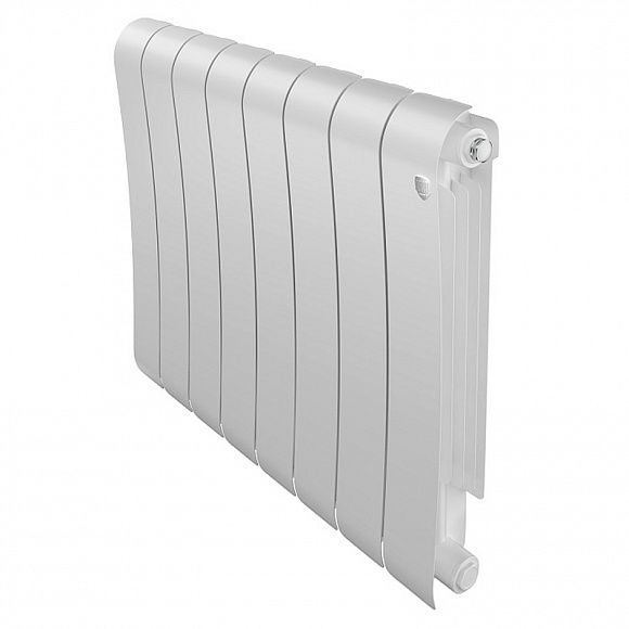 Радиатор биметалл. Royal Thermo Infinity BIANCO TRAFFICO 500, 8 секций