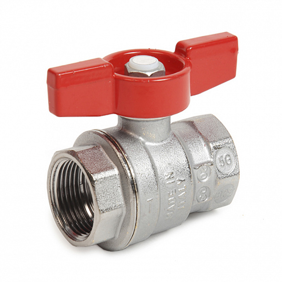 Giacomini R851 Кран шаровой полнопроходной, ВР/ВР, ручка бабочка 1"