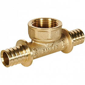 ROMMER Тройник ВР аксиальный 20x3/4" с внутренней резьбой