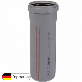 Ostendorf Труба канализационная ПП с раструбом 160х1500мм НТЕМ