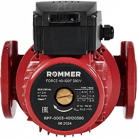 Насос циркуляционный ROMMER FORCE 40-120F фланцевый (380В, 3 скорости)