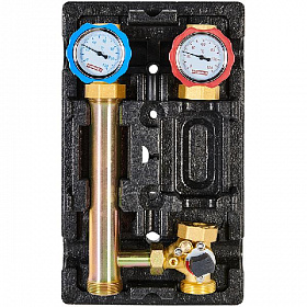 Насосная группа ROMMER с 3-х ходовым приводным смесителем 1" (в теплоизоляции)