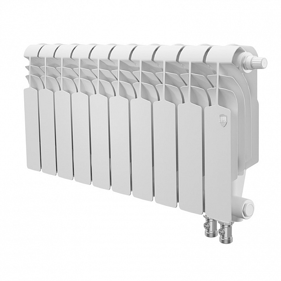 Биметаллический радиатор Royal Thermo Vittoria Super 300 VDR, 10 секций (нижнее подключение)