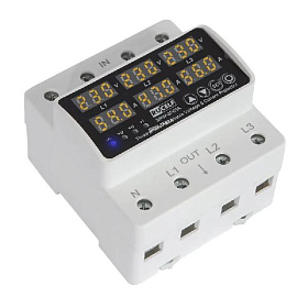 Реле напряжения трехфазное RUCELF SRW-3F63A