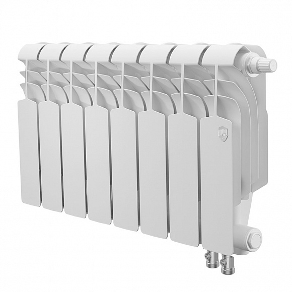 Биметаллический радиатор Royal Thermo Vittoria Super 300 VDR, 8 секций (нижнее подключение)