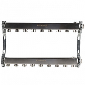 Коллекторная группа ROMMER для радиаторной разводки 9 вых.