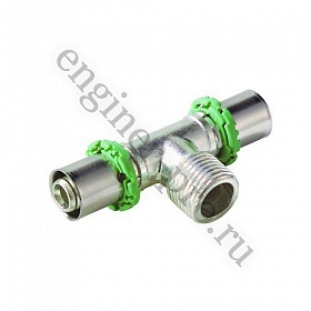 COMAP Пресс тройник НР 16х1/2"x16 для металлопластиковых труб