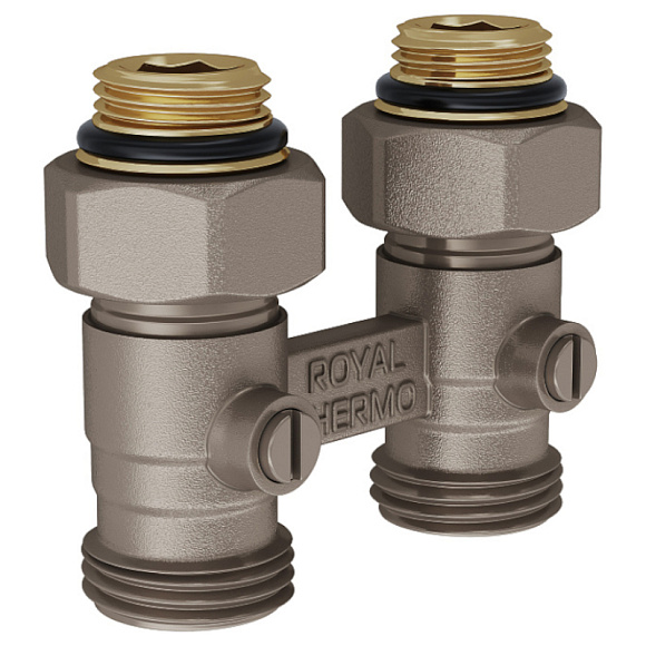 Royal Thermo Узел для нижнего подкл. прямой для двухтруб. системы 3/4"