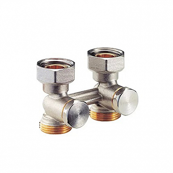 Giacomini Узел нижнего подключения радиатора, прямой 3/4х3/4"