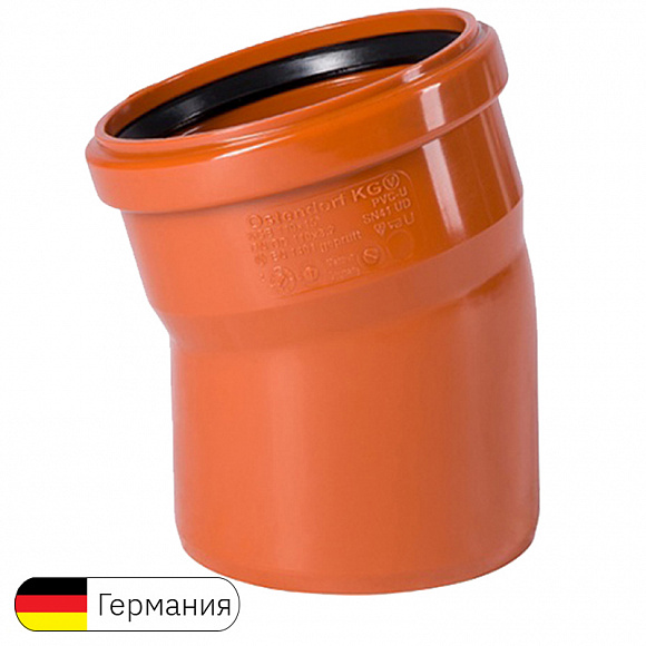 Ostendorf Отвод наружный 110 15гр. KGB Ostendorf Отвод наружный 110 15гр. KGB