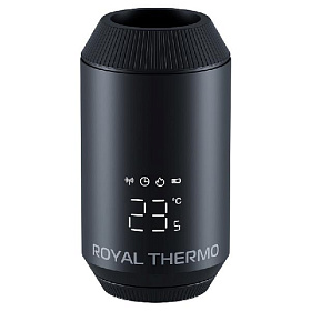 Royal Thermo Smart Умная термоголовка жидкостная M30x1,5 (Черная)