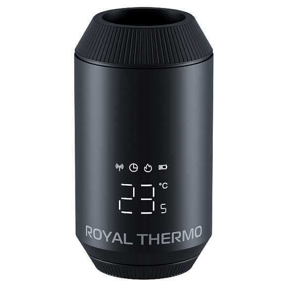 Royal Thermo Smart Умная термоголовка жидкостная M30x1,5 (Черная)