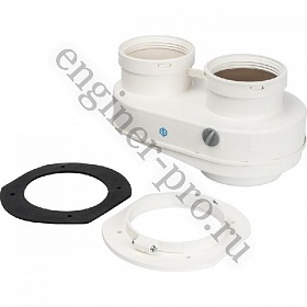 SCA-8080-240002 Адаптер для подключения раздельных труб STOUT D 80/80