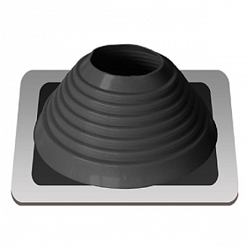 Уплотнитель кровельный №6 силикон 127-228 mm чёрный (black)