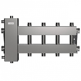 GIDRUSS Коллектор с гидрострелкой BM-150-5DU (до 150 кВт, вх. 1 1/2", 2+2+1 вых. 1")