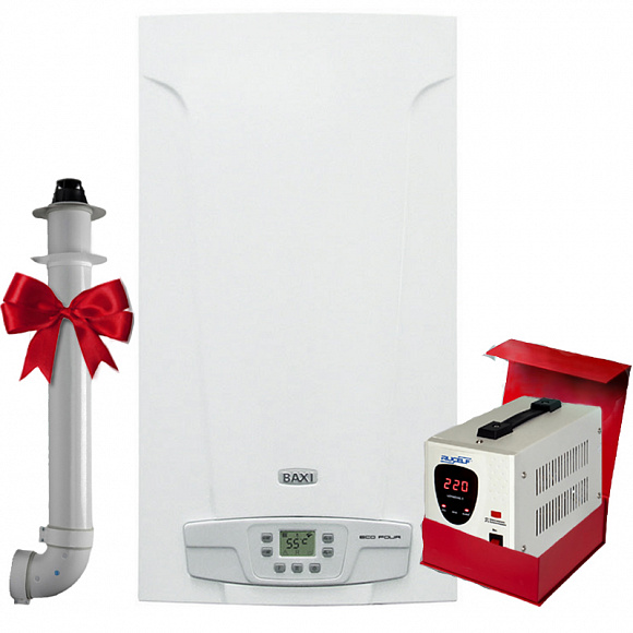 Настенный газовый котел Baxi ECO Four 24 F Настенный газовый котел Baxi ECO Four 24 F