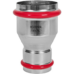 ROMMER Пресс Муфта переходная из нерж. стали 108х76 мм
