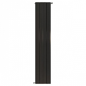 Радиатор алюминиевый STOUT Sebino 2000, 4 секции (черный), универсальное подключение