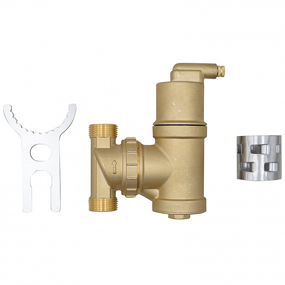 ROMMER Сепаратор воздуха поворотный 1" (корпус- латунь)