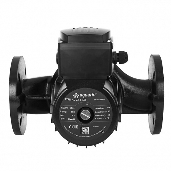 Насос циркуляционный фланцевый Aquario AC 22-6-65F Насос циркуляционный фланцевый Aquario AC 22-6-65F