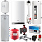 Пакет № 6 Газовый котел Haier TechLine 1.24 + Электрокотел 12 квт + бойлер Uni-Fitt 120 + ВСЯ ОБВЯЗ