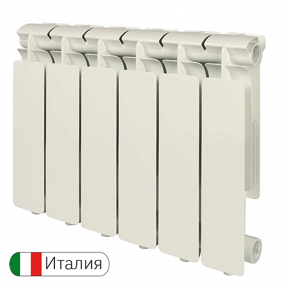 Алюминиевый радиатор STOUT Bravo 350/80, 6 секций Алюминиевый радиатор STOUT Bravo 350/80, 6 секций