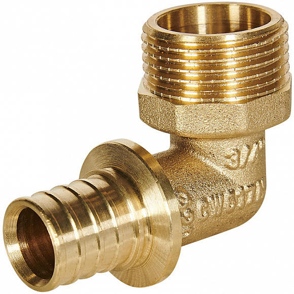 ROMMER Угольник НР аксиальный 20x3/4" с наружной резьбой