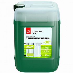 Теплоноситель "Технология уюта ECO" -30, 20 литров (пропиленгликоль) Теплоноситель "Технология уюта ECO" -30, 20 литров (пропиленгликоль)