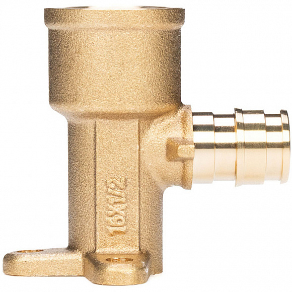 USYSTEMS Угольник настенный с креплением УДЛИНЕННЫЙ 16х1/2" (Uponor Q&E) USYSTEMS Угольник настенный с креплением УДЛИНЕННЫЙ 16х1/2" (Uponor Q&E)