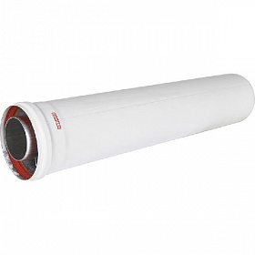ROMMER INOX Line Удлинитель дымохода традиционный коаксиальный D60/100, L 500мм 