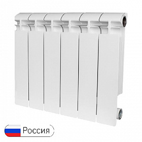 Биметаллический радиатор STOUT ALPHA BM 350/80, 6 секций