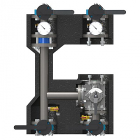 ELSEN Насосная группа со смесителем DN 40, фланцевая (без насоса)