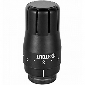 STOUT Design Термоголовка жидкостная M30*1.5 (Черная)