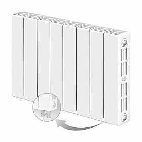 Биметаллический радиатор Rifar SUPReMO VENTIL SVR 350, 8 секций (нижнее правое подключение)