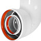 STOUT Отвод коаксиальный D60/100 (п-м) 90°