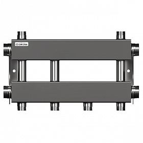 GIDRUSS Распределительный коллектор MKSS-150-2x25 (150 кВт, вх. 1 1/2", вых. 1")
