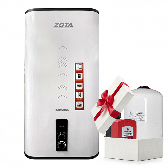 Бойлер косвенного нагрева ZOTA DORADO 120 литров, нерж. сталь, (ТЭН сухой 2,5 кВт)