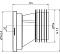 W0220 Эксцентрик жесткий 20 мм c выпуском 110 мм