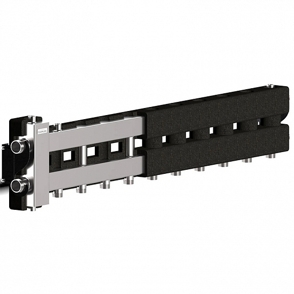 GIDRUSS Коллектор с гидрострелкой BMSS-80-6D (80 кВт, вх. 1 1/4", 5+1 вых. 1")