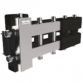 GIDRUSS Коллектор с гидрострелкой BMSS-60-5DU (60 кВт, вх. 1", 2+2+1 вых.1")